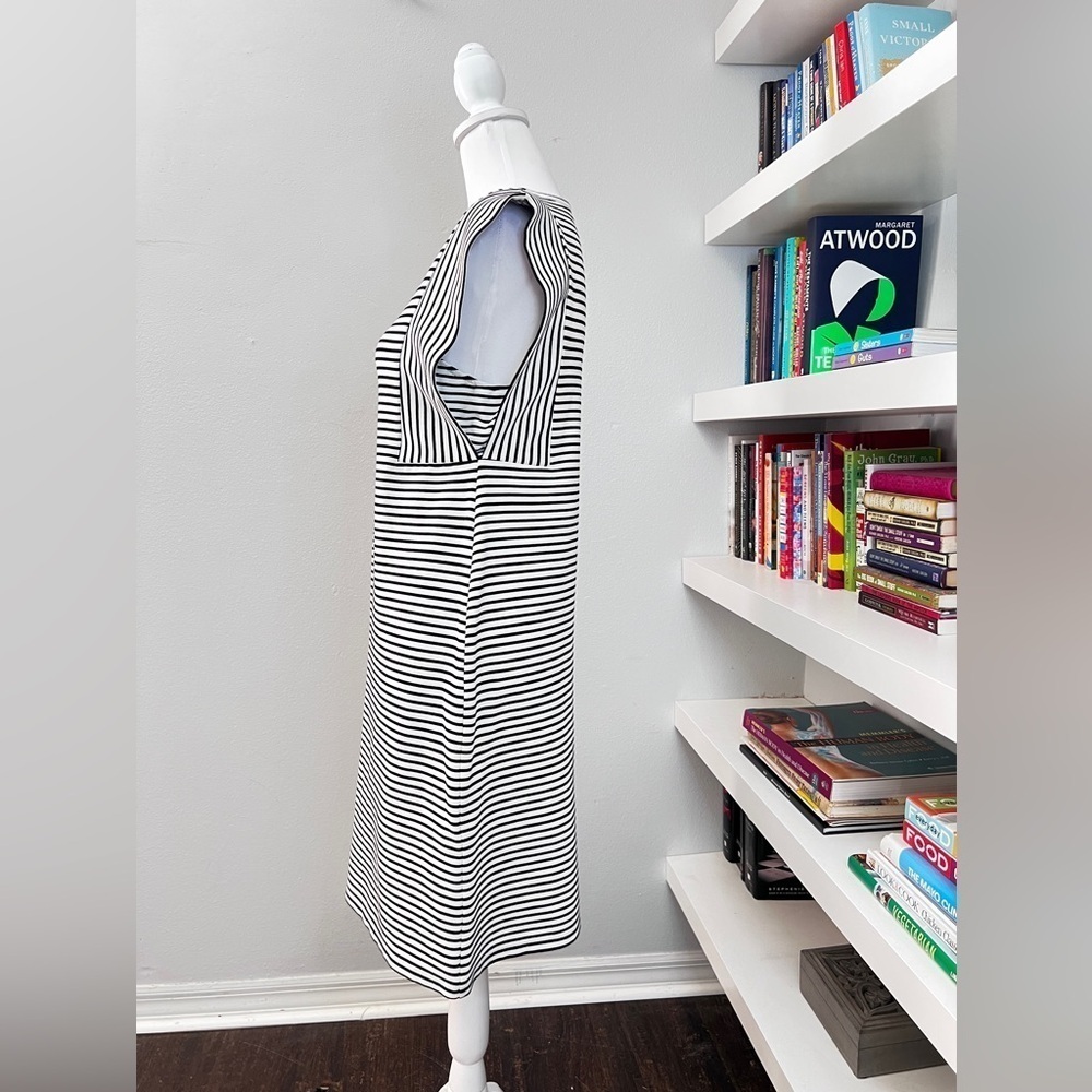 Derek Lam Collective black and white striped dress size 48 - Picture 11 of 16